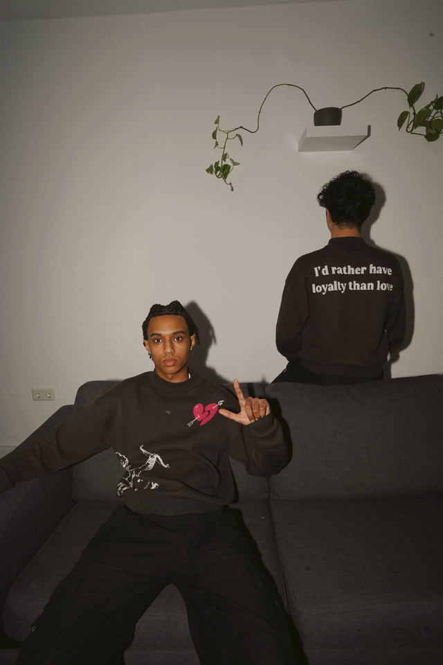 Amor Knit Sweater Space Grey