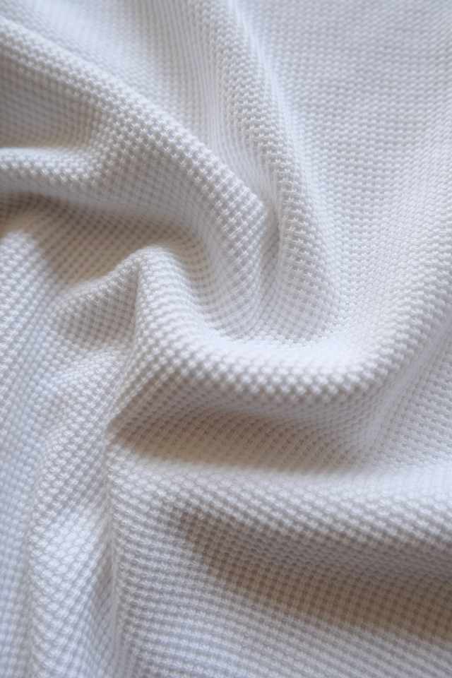 Waffel Tank Top White