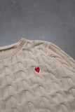 Classic Knit Sweater Cream