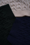 Classic Knit Sweater Navy Blue