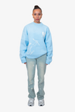 Amor Knit Sweater Baby Blue
