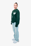 Amor Knit Sweater Forest Green