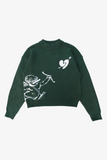 Amor Knit Sweater Forest Green
