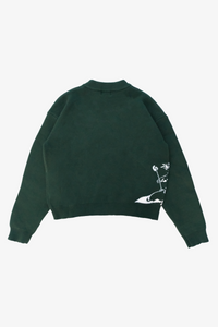 Amor Knit Sweater Forest Green
