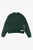 Amor Knit Sweater Forest Green
