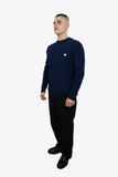 Classic Knit Sweater Navy Blue